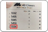 Winning Ticket Magnum 4D Special Prize - 5 October 2025